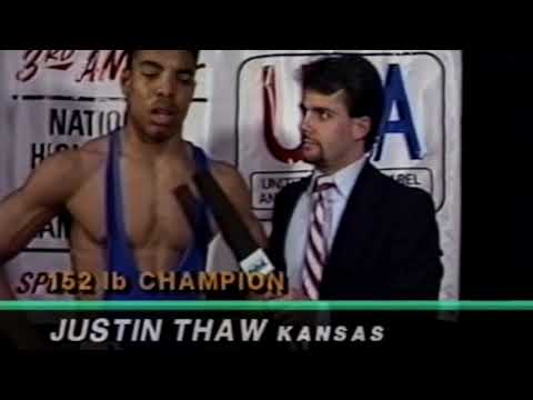 152 lbs. Justin Thaw KS vs Jeff Lawless OH