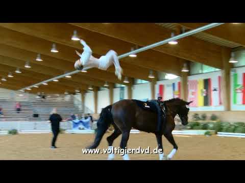 Lisa-Marie Gerritzen - Female 16 - DJM Voltigieren München 2018