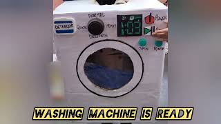 How to make WASHING MACHINE | FANCY DRESS COMPETITION