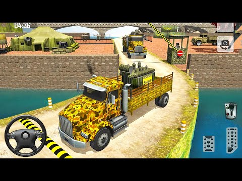 Cargo Transporter Trucks Drive - Army Truck Simulator 3D - Android Gameplay