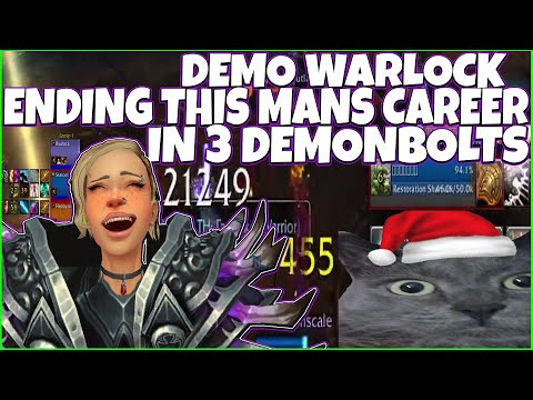 Demonology Warlock Ending Enemy Careers In 3 Demonbolts - Humongus Demonbolts you've ever seen