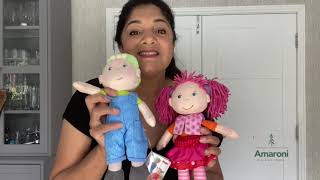 HABA Soft Dolls and Accessories Review- Doll Lillie-Lou and Snug Up Doll Till
