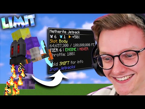 Neues OP Jetpack! 114Mio FE! - MINECRAFT LIMIT - #7