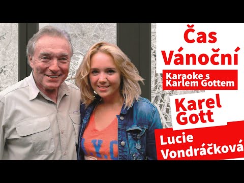 Karel Gott a Lucie Vondráčková - Čas Vánoční (Karaoke s Karlem Gottem)