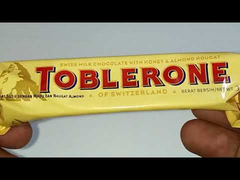 TOBLERONE Swiss Milk Chocolate!! #shorts #youtubeshorts