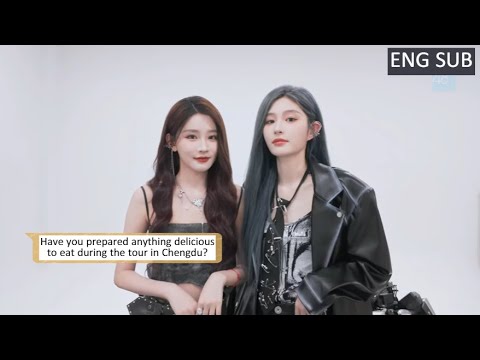 SNH48 Wang Yi & Zhou Shiyu (ENG SUB) Q&A at Chengdu Station of "For You" Theme Tour