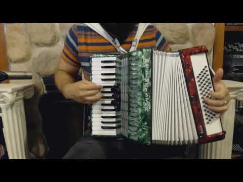 WELTRUB3060ITFL - Red White Green Weltmeister Rubin Piano Accordion MM 30 60 $1799