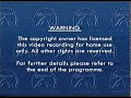 Paramount Warning Screen 2000 2006 UK Opening Variant