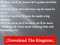 Jennifer Lopez - He'll Be Back Lyrics