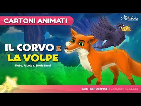 Il Corvo e la Volpe (The Fox and the Crow) Cartone Animati | Storie per Bambini