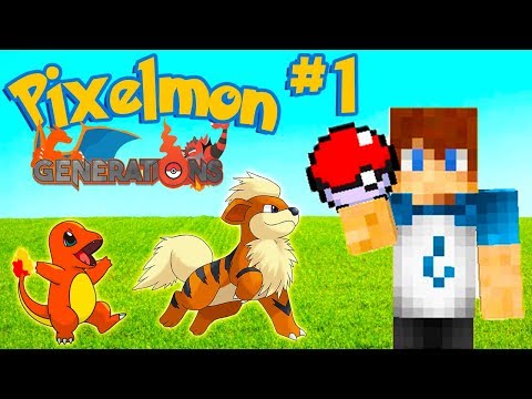 PIXELMON GENERATIONS EPISODE #1 (Minecraft Modded Gameplay)