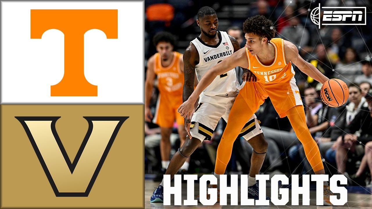 Tennessee Volunteers vs. Vanderbilt Commodores | SEC Tournament Quarterfinal Highlights | ESPN CBB