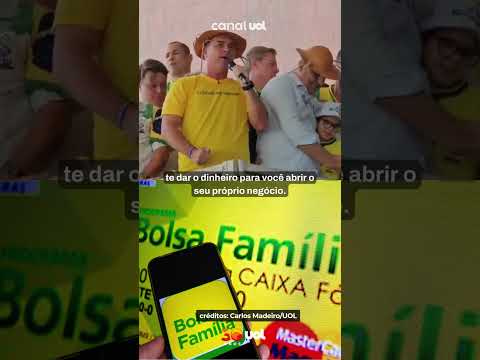 Flávio Bolsonaro diz que não acabará com Bolsa Família e destaca Gaspar como vice em discurso em AL