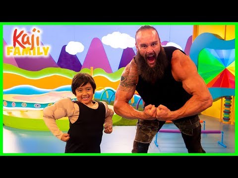 , title : 'Ryan Pretend play with WWE Superstar Braun Strowman on Ryan's Mystery Playdate!'