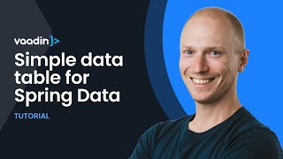 Easy data table for Spring Data with Vaadin Flow in 90 seconds⚡️