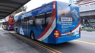 (SDIC Deposit Insurance Scheme Full Body Advertisement) SMB1329G On Service 855 At Yishun Avenue 2