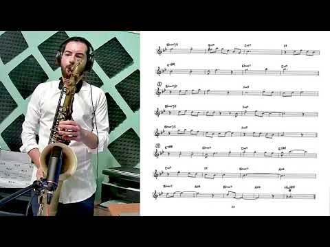 Tutorial linguaggio sax jazz - Plays Bob Mintzer (10) - Waltz