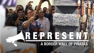 A Border Wall of Piñatas Builds Community