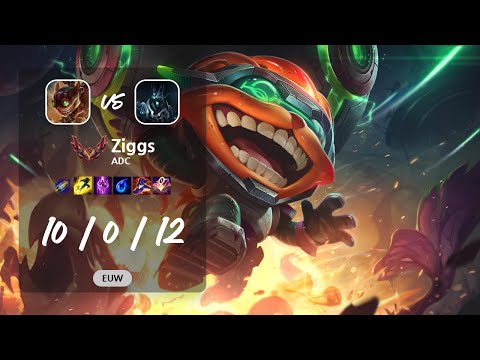 Ziggs ADC vs Karthus - EUW GrandMaster Patch 13.8