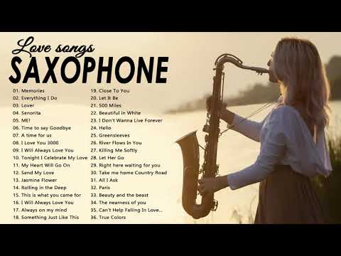 Greatest 200 Romantic Saxophone Love Songs - Best Relaxing Saxophone Songs Ever - Instrumental Music