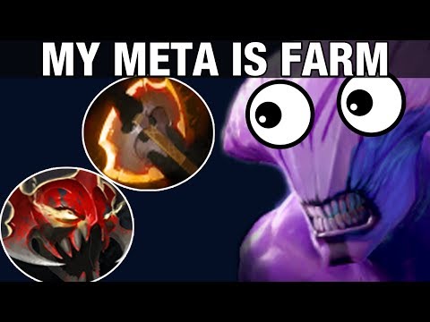 MY META IS FARM - Draskyl Plays Faceless Void with BF and Madnes - Dota 2