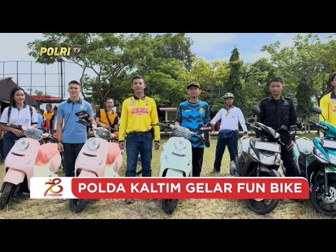 POLDA KALTIM GELAR FUN BIKE
