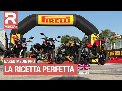 Naked mid-size pro comparison - the ultimate test between road and track to decide which is best