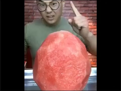 guy eats watermelon in one second...