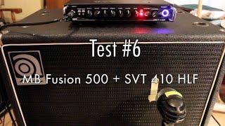 Video thumbnail for MB Fusion 500 + SVT 410 HLF Test #6 by Francesco Alga Zucchi