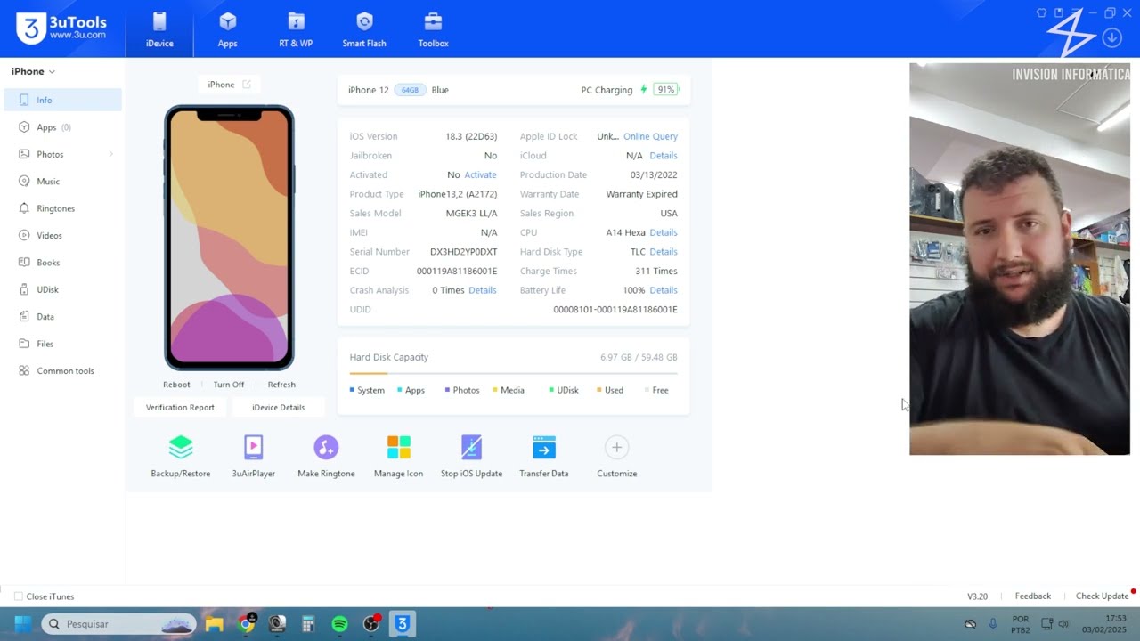 Reparo de iPhone — Invision Informática