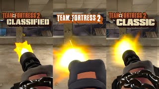 TF2 Classified - TF2 Classic &amp; TF2 Comparison