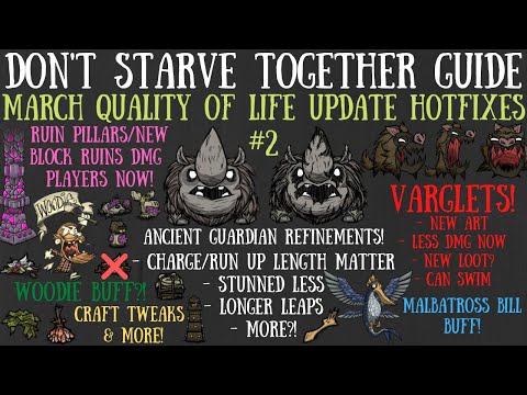 March Quality Of Life Update Hotfixes [BETA] - Guardian Tweak/Varglets - Don't Starve Together Guide