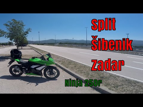 Split - Šibenik - Zadar - Kawasaki Ninja 250r - šesti deo #6