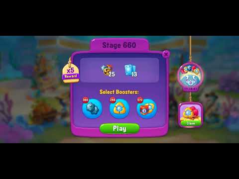 Fishdom Atlantis Cup Super Hard Level 660 December 7 2023