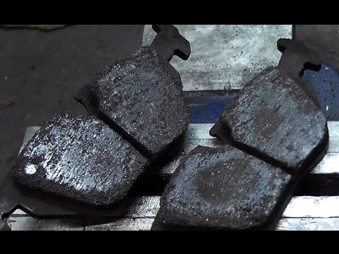 Ferodo DS2500 brake pads after 50 laps on the Nordschleife