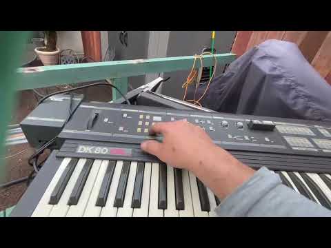 SIEL DK-80 Bitimbric Synthesizer w/ cartridge circa: 1985 - Grey image 12
