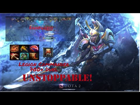 Legion Commander | Unstoppable 700+ Duel | +win game highlights