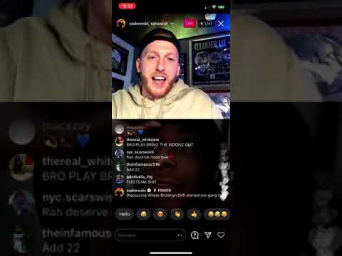 Dj Drewski ig live who started Brooklyn Drill with Rah Swish, 22Gz, Curly Savv, Bizzy Banks