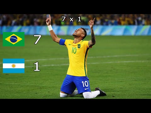 Brasil 7 x 1 Argentina  - Copa América 2021 - Final - Paródia