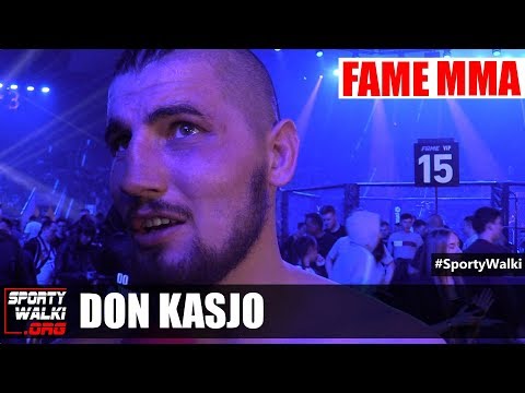 Don Kasjo po Fame MMA 3: Mam w 'D' tych dwóch sędziów