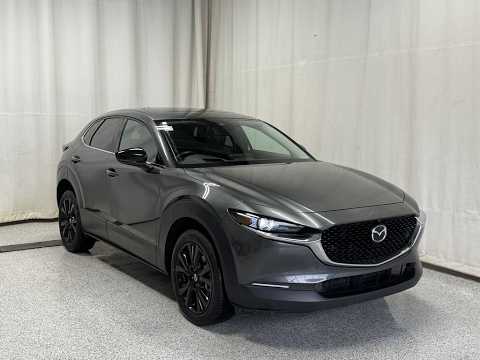 2022 Mazda CX-30 GT w/Turbo AWD in Black for sale at Park Mazda in Sherwood Park, AB