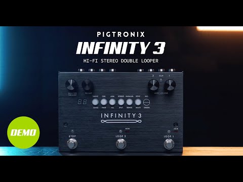 Pigtronix Infinity 3 Deluxe Stereo Double Looper W/ Midi image 8