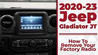 2020-23 Jeep Gladiator JT - How To Remove Your Touchscreen Display - Infotainment.com