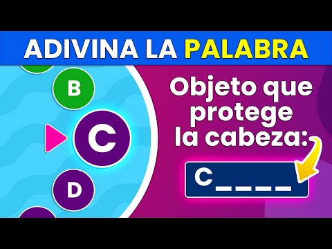 Adivina la Palabra Oculta en cada letra 📚 | Prueba de Memoria y de Cultura General 🧠