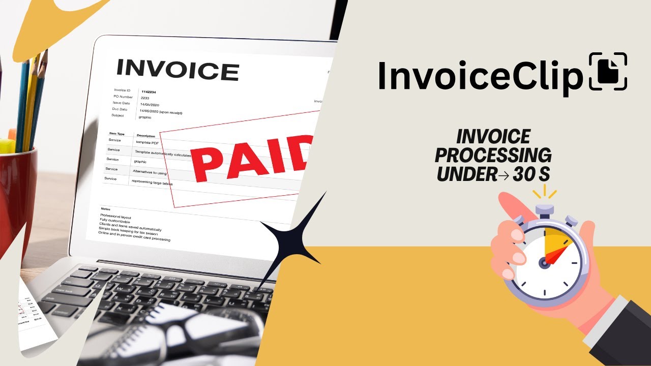 AI Invoice Scanner - InvoiceClip Demo
