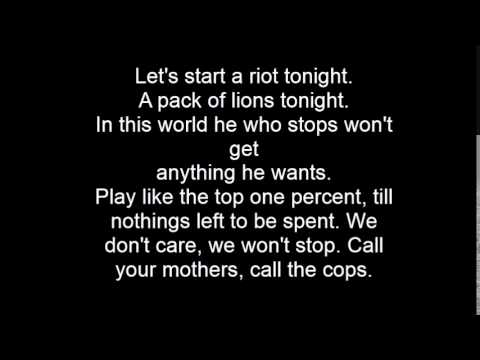 Gavin DeGraw - Fire lyrics on screen