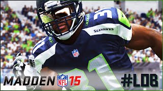 Madden 15 - "Legion Of Boom" Defensive Player Lock Gameplay (Seahawks vs Lions PS4)
