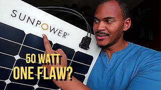 The SunPower 50 Watt Flexible Panel Is Great BUT...
