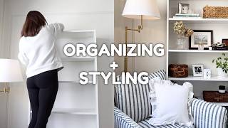 Turning my reading corner into my Pinterest board ✨ ORGANIZING, Styling & DIY cushion