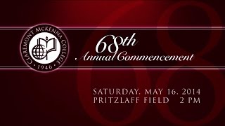 Claremont McKenna College Commencement 2015 video